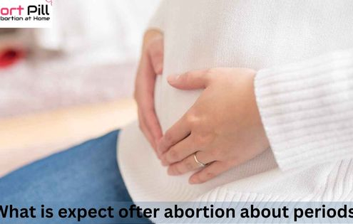 What is expect ofter abortion about periods.